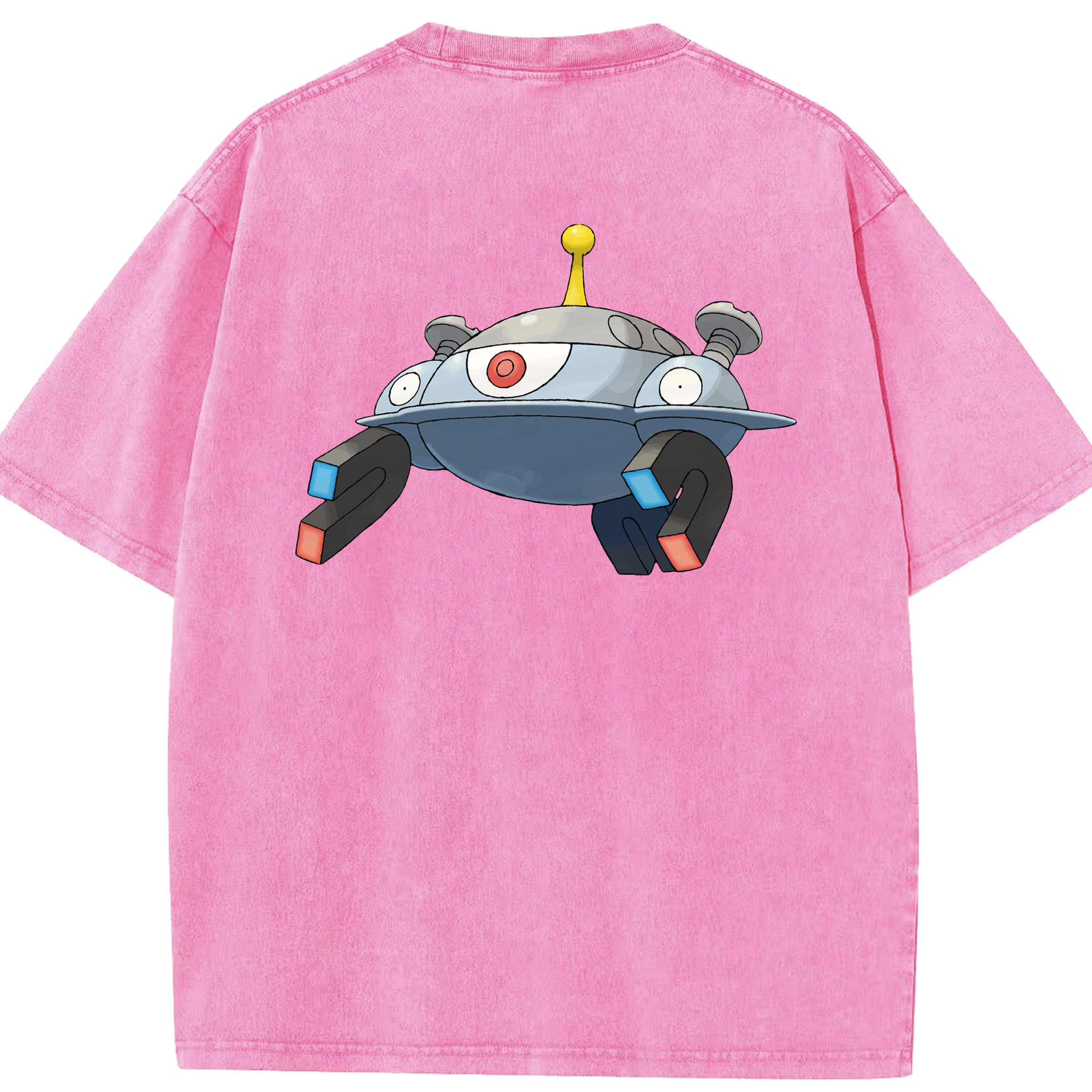 （画像用） ポケットモンスター Pokémon 綿100% ヴィンテージ風 半袖Tシャツ（背面プリント）